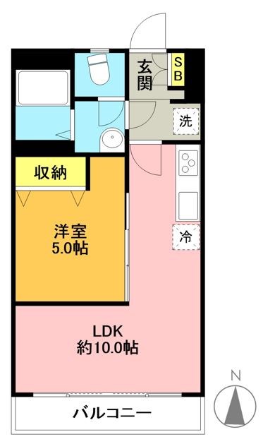 サンライズマンション 間取り図