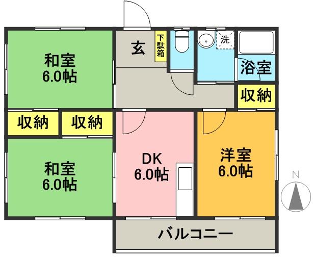 アルペジオ 201号室 間取り