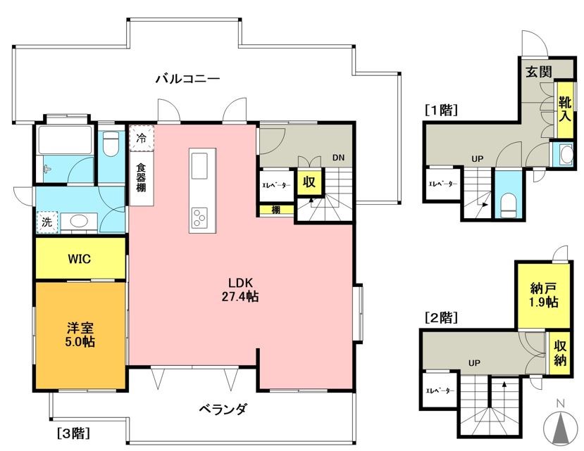 Corral Shimokita 2nd 間取り図