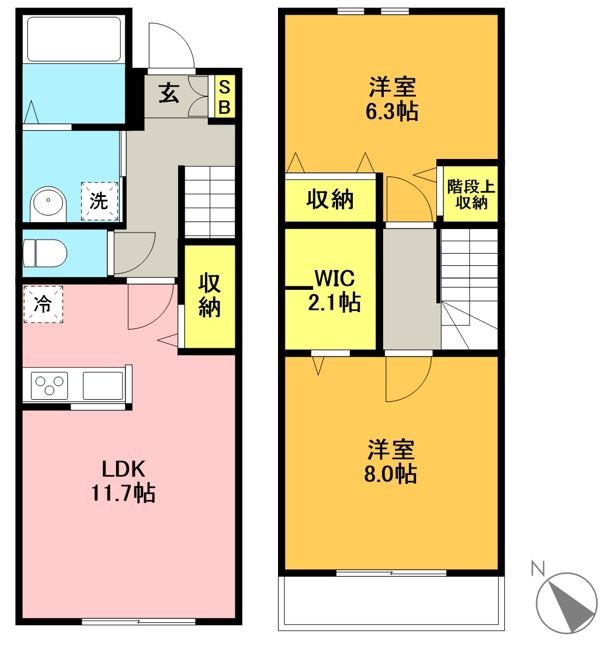 Grande　Vario 104号室 間取り