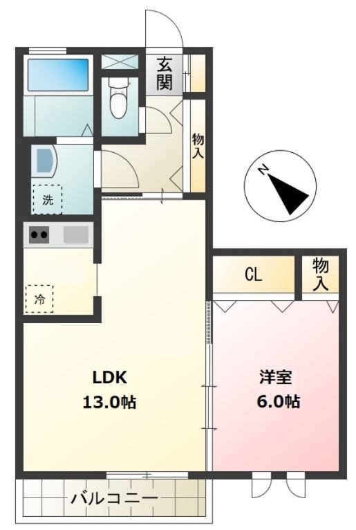 Beaverdam赤堤 間取り図