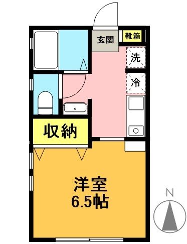 クレスト松原 間取り図