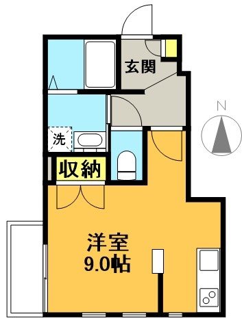 ノーステラス高井戸 102号室 間取り