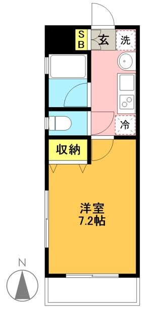 サンロイヤルイマイ 205号室 間取り