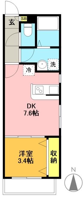 ヴィラＭ＆Ｙ 101号室 間取り