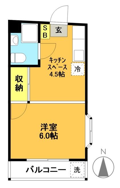 ユタカマンション 間取り図