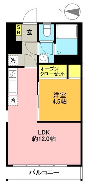 サンライズマンション 間取り図