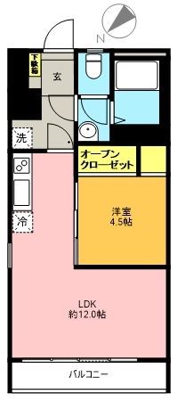 サンライズマンション 311号室 間取り