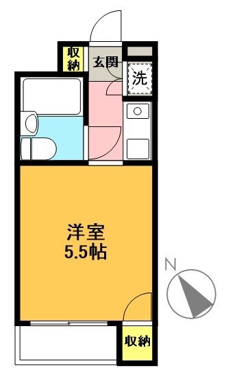 フラットＪ２ 間取り図