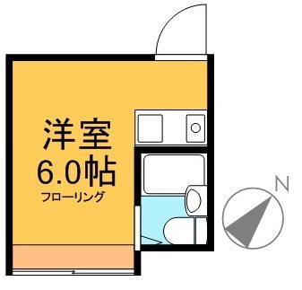緑樹荘 12号室 間取り
