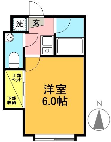 ミヤカーサ 202号室 間取り