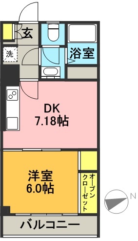 サンライズマンション 間取り図