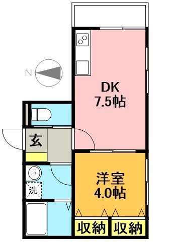 ノーステラス高井戸 間取り図
