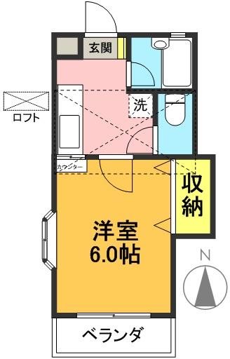 羽根木パークヒルⅡ 106号室 間取り