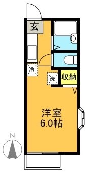 ラ・ビアンローズ 201号室 間取り