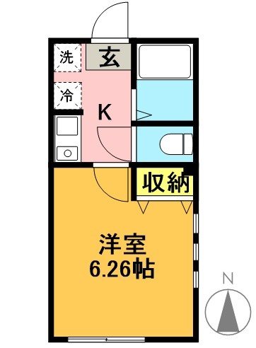 レジェンド平島 103号室 間取り