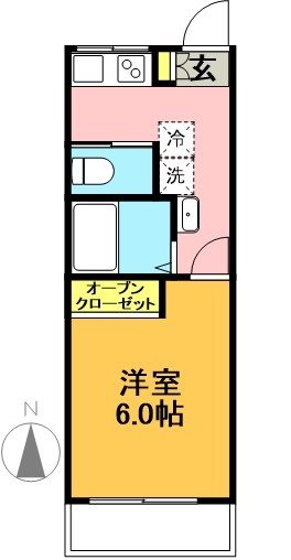 徳升ハイツ 202号室 間取り