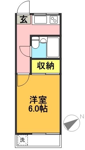 カメリアハイム 間取り図