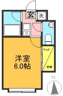 ミヤカーサ 101号室 間取り