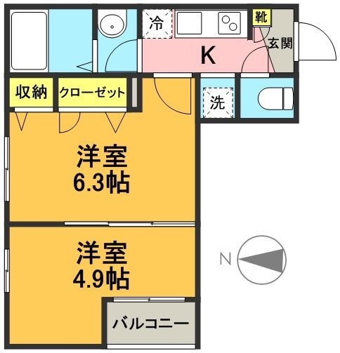 フェルーオ（Fueluox） 間取り図