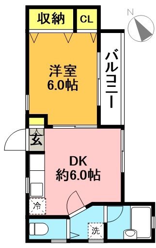 コーポ松原 間取り図