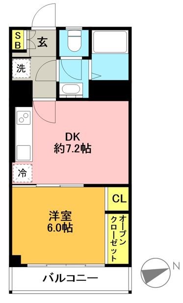 サンライズマンション 間取り図