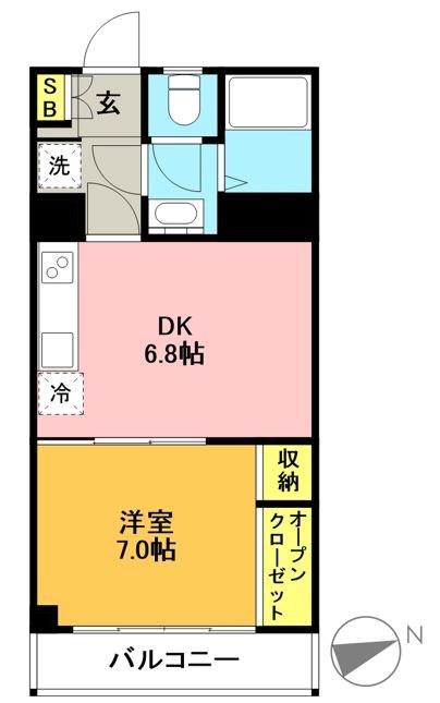 サンライズマンション 間取り図