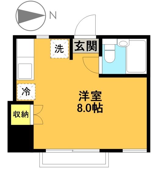 ３TSKハイツ 間取り図