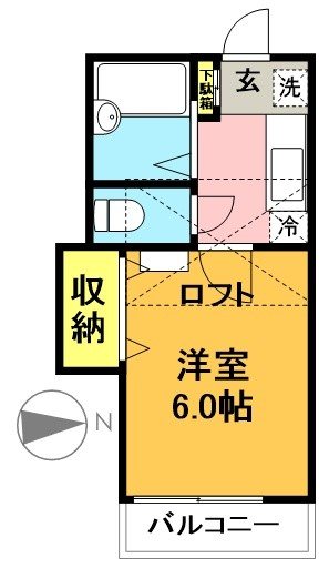 TOPHILL代田 102号室 間取り
