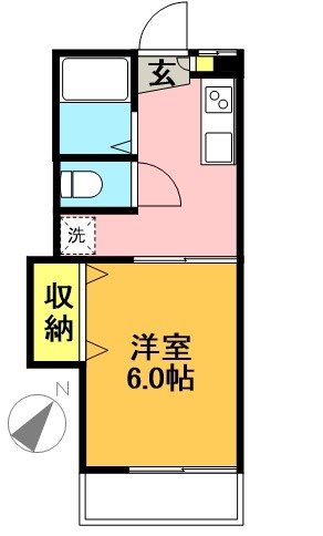 ハイツマヤ 205号室 間取り