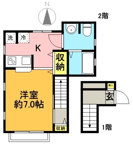 ヴィヴレ松原 間取り図