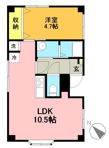 第３信和ビル 205号室 間取り