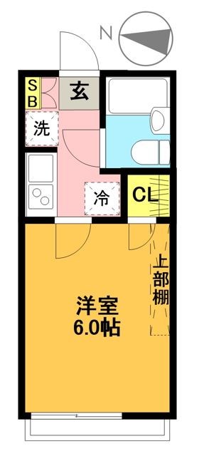 シエスタ赤堤 間取り図