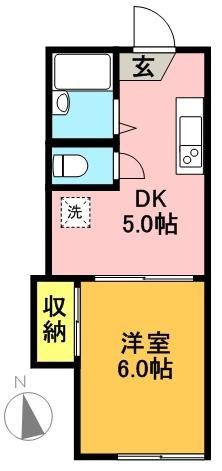メゾン入江 間取り図
