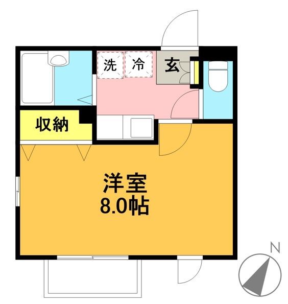シャルムSH 間取り図
