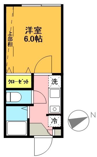 シエスタ赤堤 106号室 間取り
