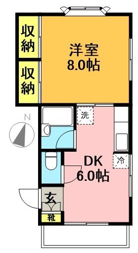 ハイムＳ＆Ｇ  202号室 間取り