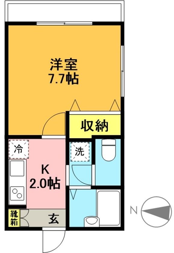 フレックスＡ  間取り図
