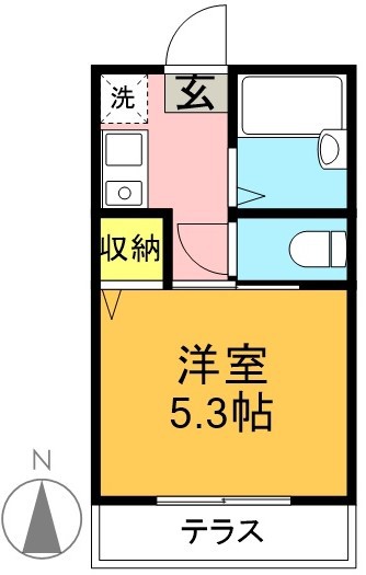 アーバンハウス和泉 102号室 間取り