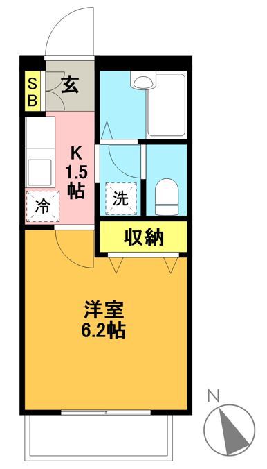 クレール赤堤 間取り図