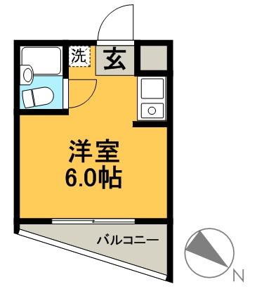 ルーブル永福町 間取り図