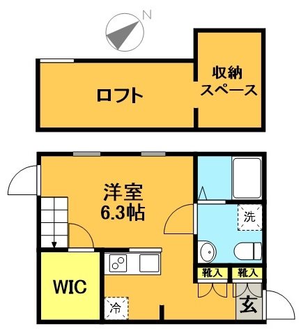 プリマ世田谷壱番館  105号室 間取り