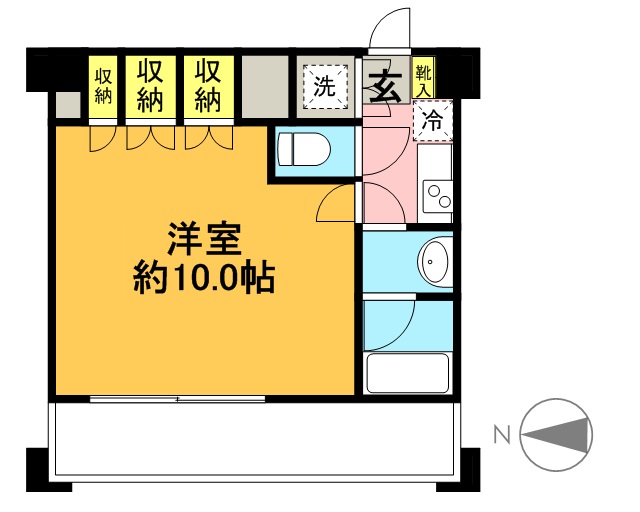 ルーブル浜田山 間取り図