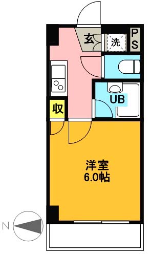 ルーブル浜田山 309号室 間取り