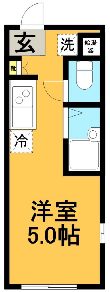 ＣＲＥＡＬ高井戸 501号室 間取り