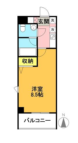 プランドル明大前 間取り図