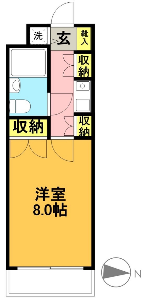 ソシオ豪徳寺 間取り図