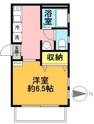クレスト松原 201号室 間取り