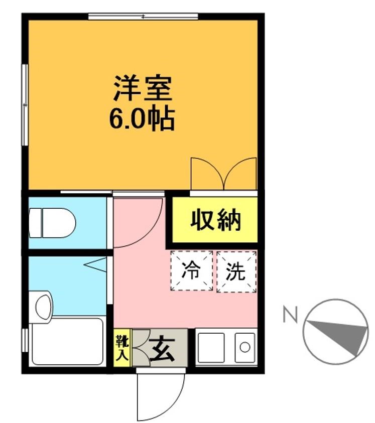 エクセル北沢 間取り図