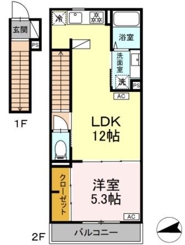 グラナーデ成城学園前A 間取り図